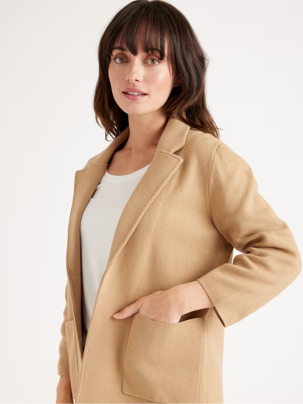 Quince 100% Organic Cotton Knit Blazer S